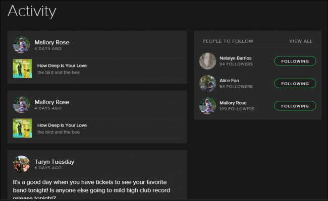 Does The Mobile App For Spotify Have Friend Activity